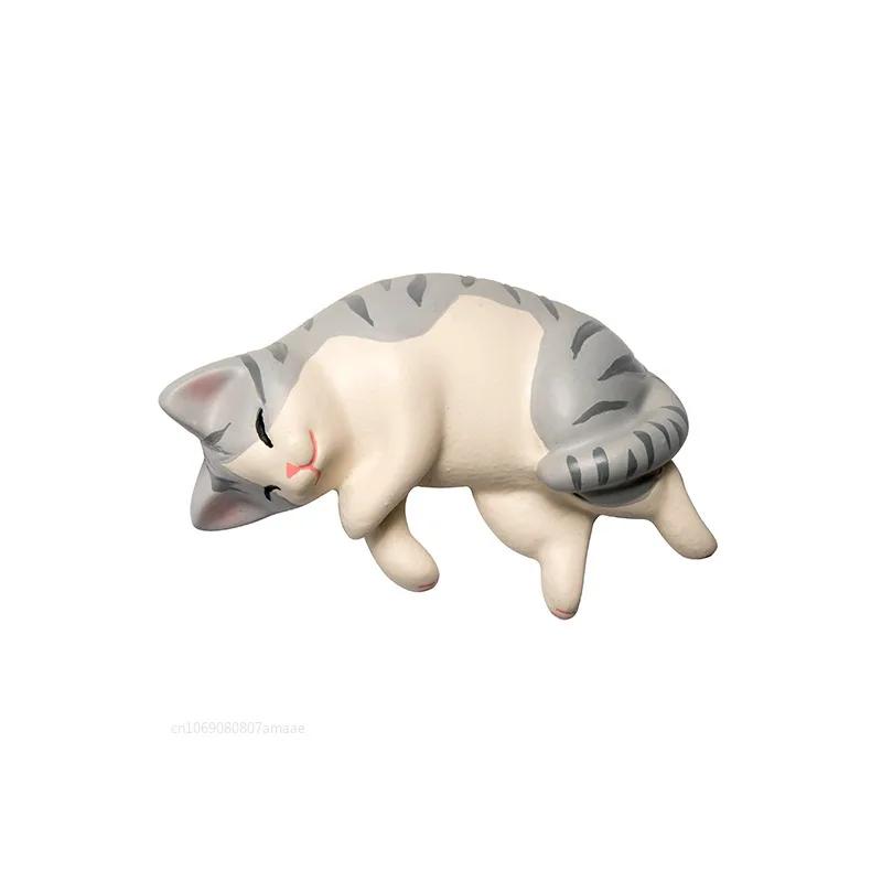

1 шт. Ленивый кот Магнит на холодильник Наклейка на стену для сообщений и фотографий Креативный милый спящий кот DIY Микроландшафт Домашнее украшение