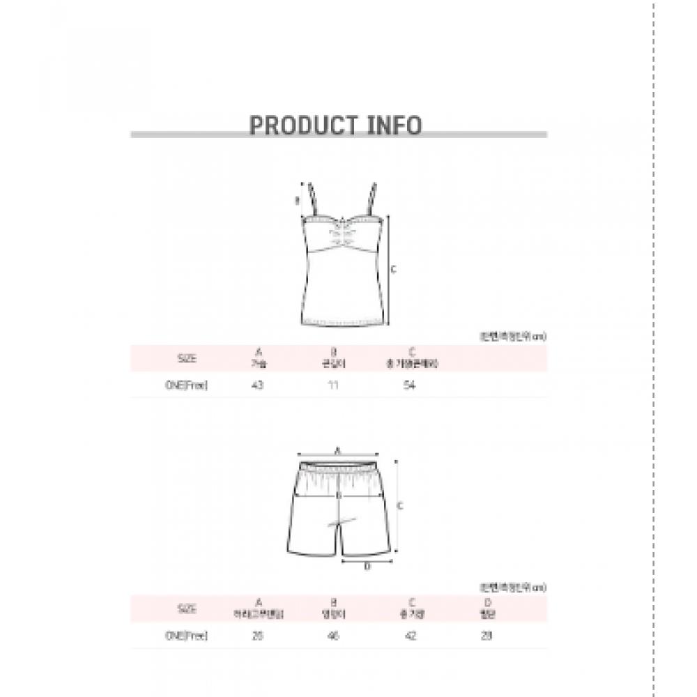[Shop  ] Women S paStel 5 Color Ruffle naShi ShortS pajamaS Set Won wSet Wfa7e11