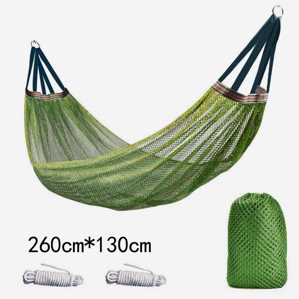 Load-bearing 200KG Mesh Hammock With Storage Bag Hanging Bed New Swing Chair  Outdoor