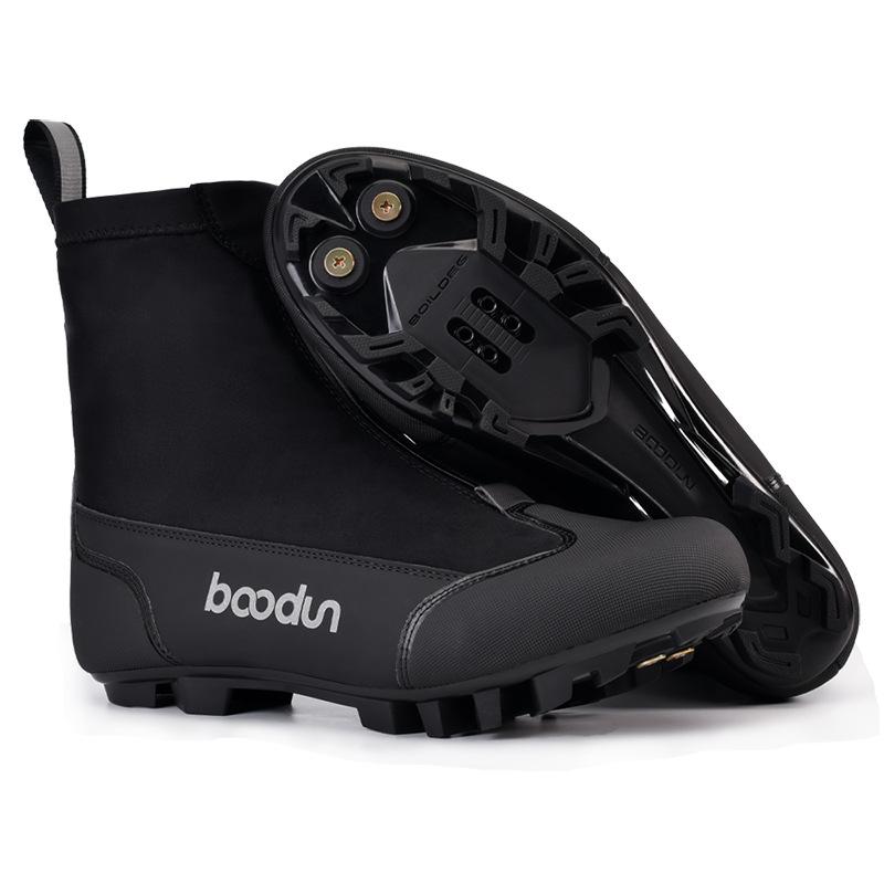 Boton Winter Cycling Boots: Warm, Windproof, Nylon, Reflective Mountain Riding Shoes