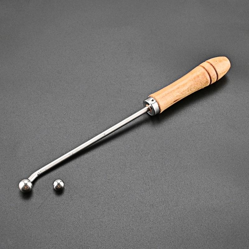 Professional Trumpet Repair Tool Elbow Maintenance With 2Metal Balls Accessories Wind Instrument Repair Parts 23x2.15cm