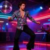 Men's Stage Performance Disco Set - 70s Retro Floral Shirt High-Waisted Bell Bottoms