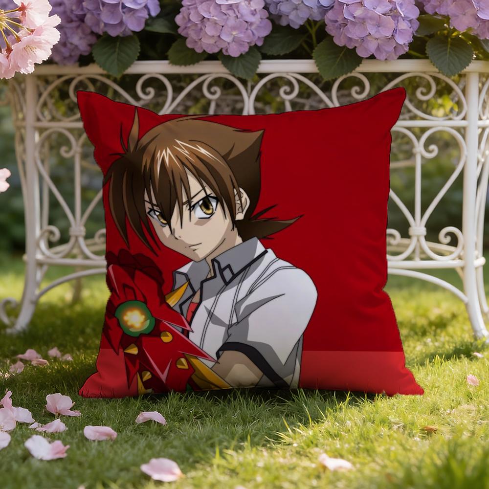 H-High School DxD Cushion Cover Home & Car Dual-Scene Pillow Cover: Reversible for Premium Comfort