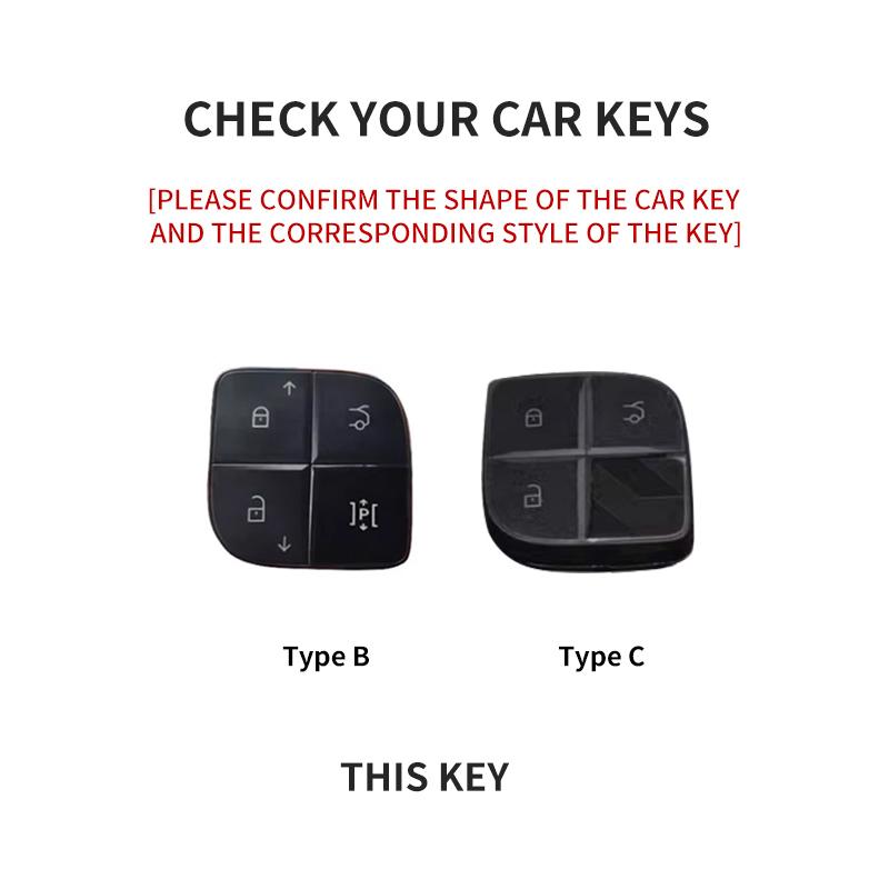 Suede Car Remote Key Case Cover Shell Holder Fob Keychain For LYNK&CO 08 2022 2023 2024 LYNK CO 08 for LYNKCO 01 02 03 05 06 09