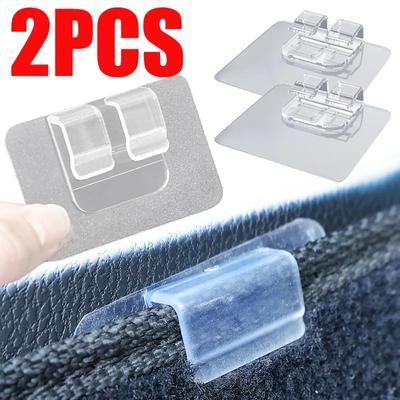Car Foot Pad Fixing Clips Universal Automatic Floor Carpet Fixed Stickers Car Interior Organizer Floor Mat Non-slip Clip Fixer