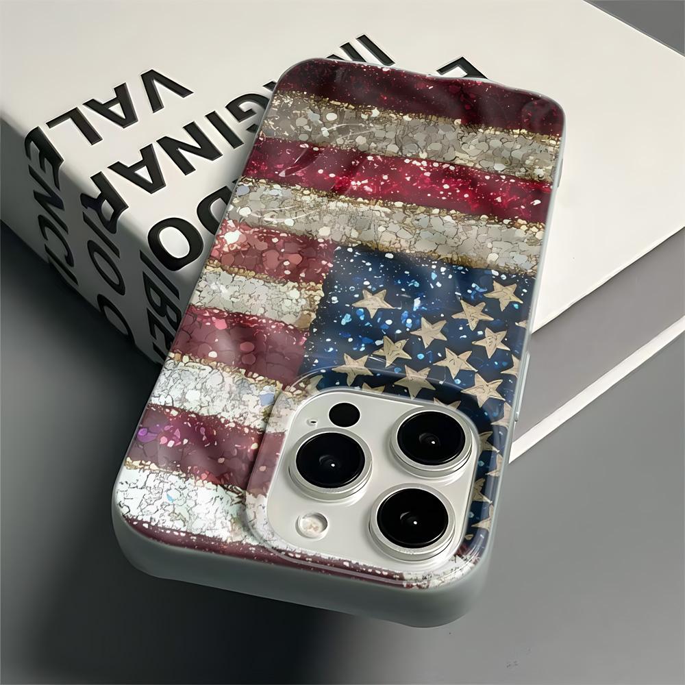 American Flag Phone Case For Iphone 16 Pro Max 17 Air 16 15 Pro 14 13 12 11 14 Plus Shockproof Silicone Funda Cover