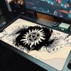 Supernatural Symbol Large Size Mouse Pad Large Gaming Table Cushion Nonslip Laptop Tablet Big Mousepad Xxl Mat Mini Pc Playmat With Lock Edge