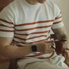 2023 Men's Casual Striped T-Shirt – Trendy Summer Loose Fit