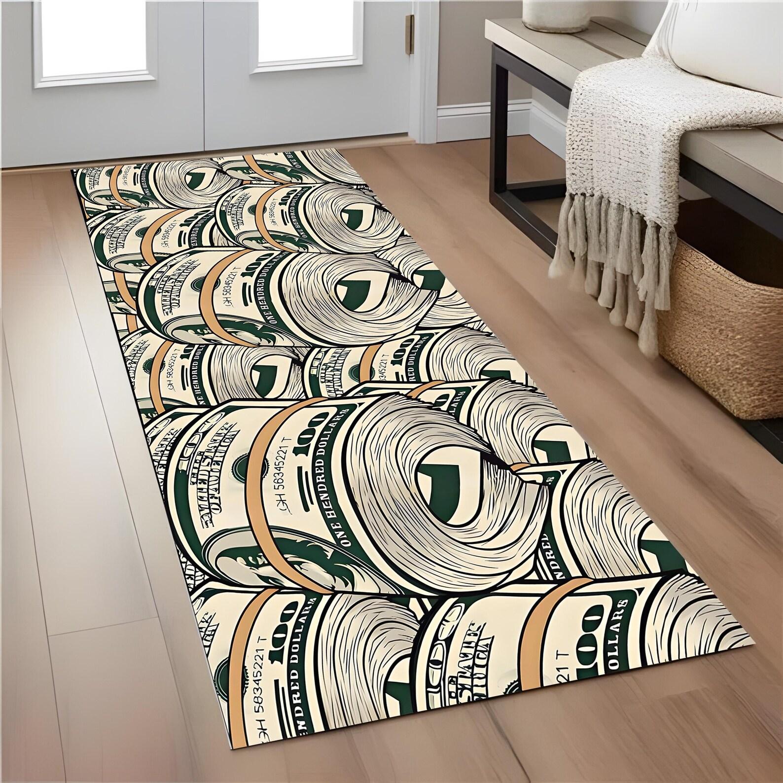 Ковер Доллар Ковер-дорожка Доллар Ковры Деньги Ковер-дорожка Деньги Ковер-дорожка Деньги Ковер-дорожка Зональная ковровая дорожка Ковер-дорожка Коврики для прихожей Ковер-дорожка для кухни 40X120CM