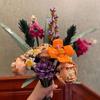Kleine Partikel Baustein Spielzeug Bouquet Montage Spielzeug