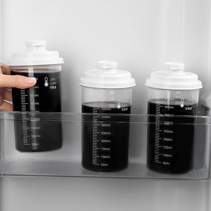 Chinese Medicine Water Storage Bottle With Scale Heated Refrigerated Multi Purpose Fruit Juice Cereal Packaging Bottle