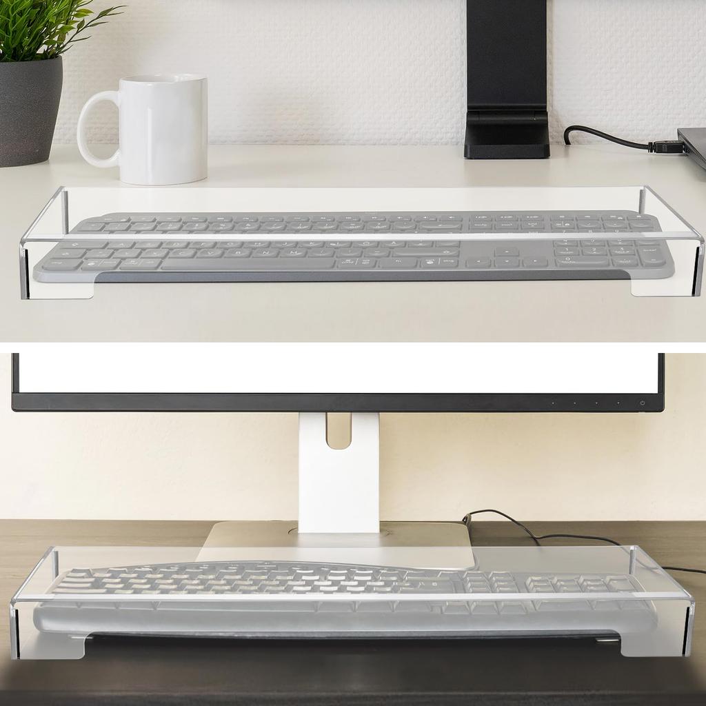 DOITOOL Keyboard Keyboard Protective Transparent Keyboard Computer Keyboard For For For Home For Commercial Use Cover, Case, Cover, Acrylic,