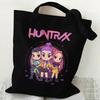 KPOP Demon Hunter Group Printed Canvas Bag Spot Women's Daily Handbag Shopping Bag KTY