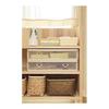 Sanko Plastic Clothes Storage Thin Wide Elpis Width 61 X Depth 40.3 X Height 13.4cm Soft Beige