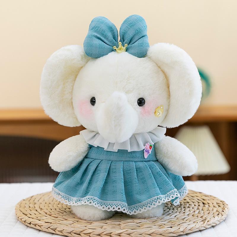 Super Cute Sweet Rabbit Plush Toy Wedding Throwing Sprinkled Flower Skirt Rabbit Souvenir Princess Little Elephant Couch Machine