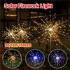 Solar Firework Light 90/120/150 LED Lights Outdoor Firework Solar Garden Decorative Lights Waterproof