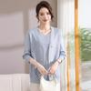 YUZHAOLIN Elegant Mom's Spring Knit Cardigan Top