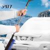 Durable Ice Scraper 2 in 1 Snow with Large Brush Head Extendable Sturdy ABS Portable Auto Shovel Soft Tips