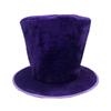 Extra Tall Flat Top Magician Hat Soft Stage Performance Hat  Party Festival Headpiece
