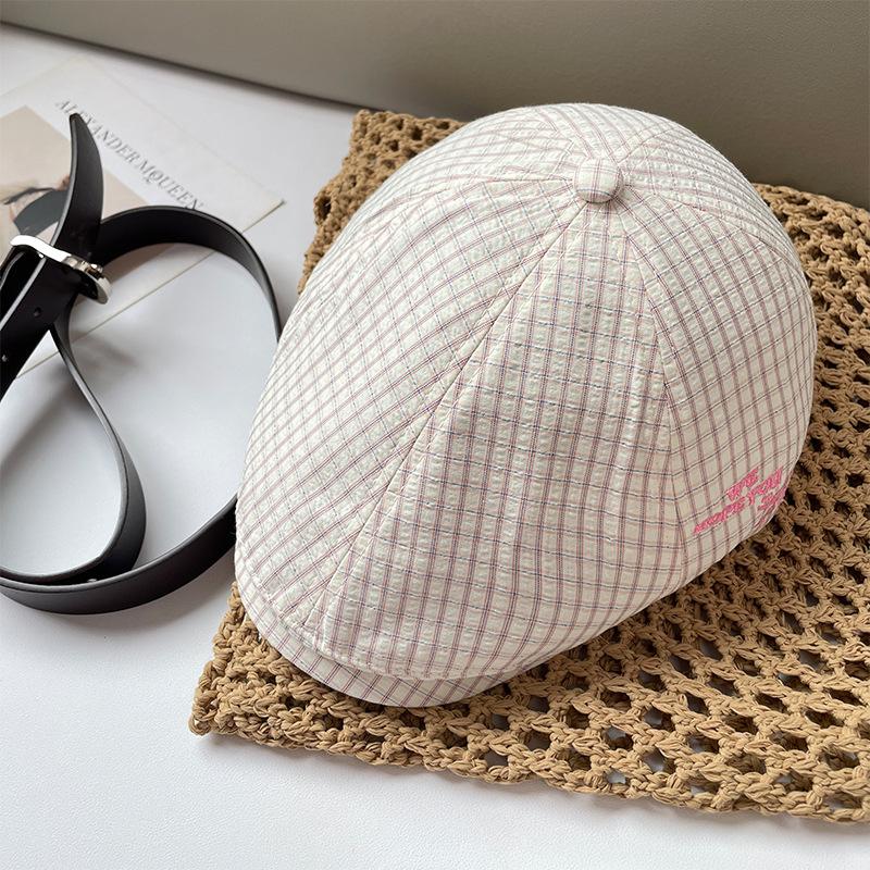 Reverse Beret Children Spring and Summer Cap Forward Hat Male Face Painter Newsboy Hat