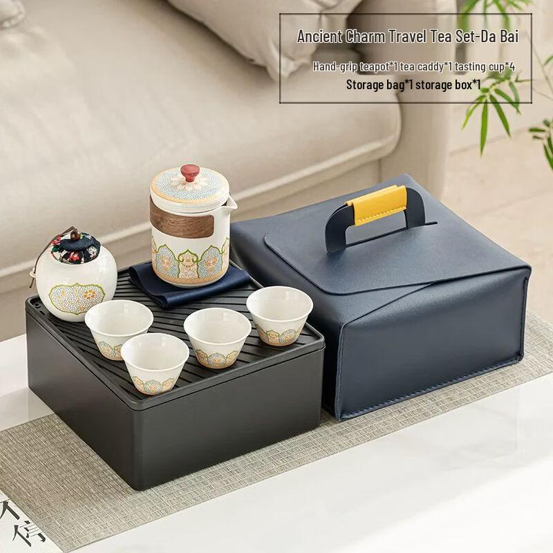 Portable Ceramic Travel Tea Set