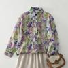 2026 Spring Women's Plus Size Stylish Long Sleeve Blouse - Age-Reducing, Casual Top for Moms