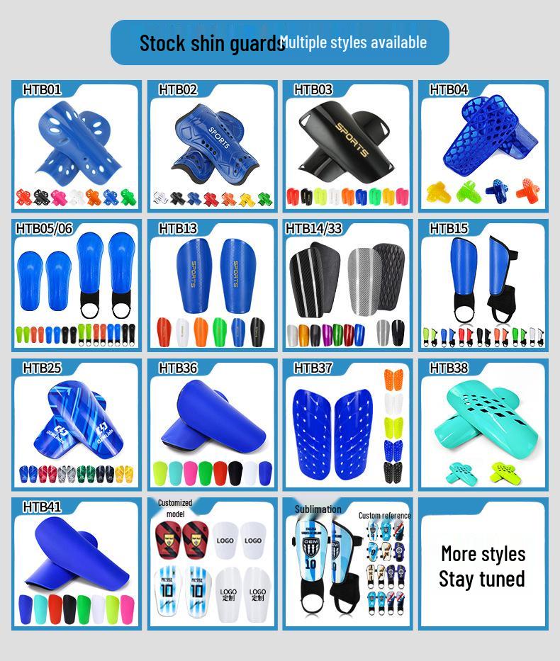 Adult Men's Double Layer Football Shin Guards and Calf Protector Socks