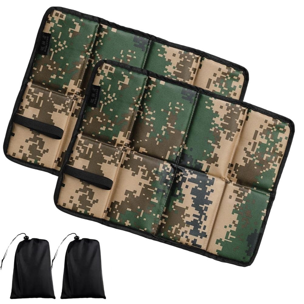 

Large size folding cushion set of 2 with storage portable for outdoor mountain sports cherry blossom watching in the Oxford fabric L bag, cushion,