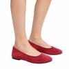 Women's Pointed Toe Flat Shoes Slip On Ballet Style Low Heel Casual Comfortable Soft Material Footwear