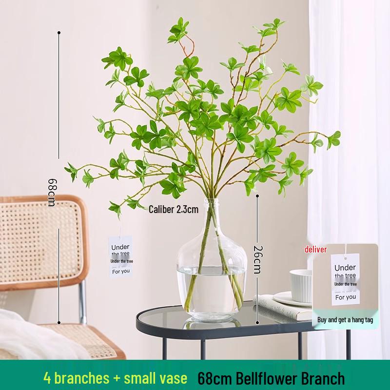 Artificial Bionic Green Plants: Floor-Standing Turtle Back Leaves Ornament for Living Room and Bedroom Decor