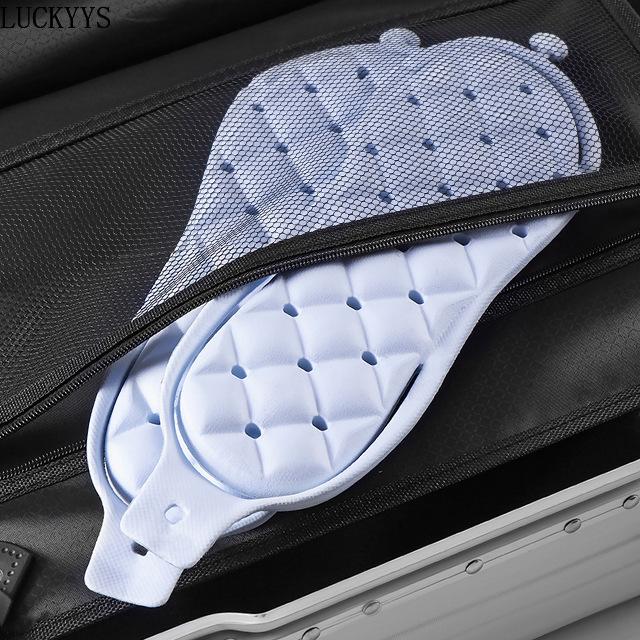 Fashion Men's Platform Flip Flops Bathroom Home Sandals Women Hotel Slippers Outdoor Travel Folding Slippers Non-slip Slides