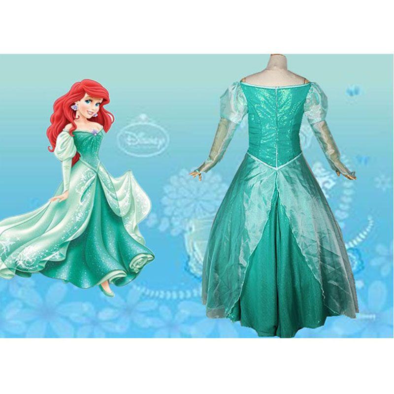Stunning Little Mermaid Ariel Skirts Mermaid Princess Dress Perfect For Halloween Cosplay