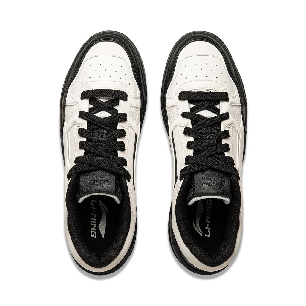 Li Ning Yue Bai 2.0 Casual Versatile Thick Sole Height Increasing Non-Slip Shock Absorbing Wear-Resistant Breathable Low-Top Skate Shoes AGCU275-11