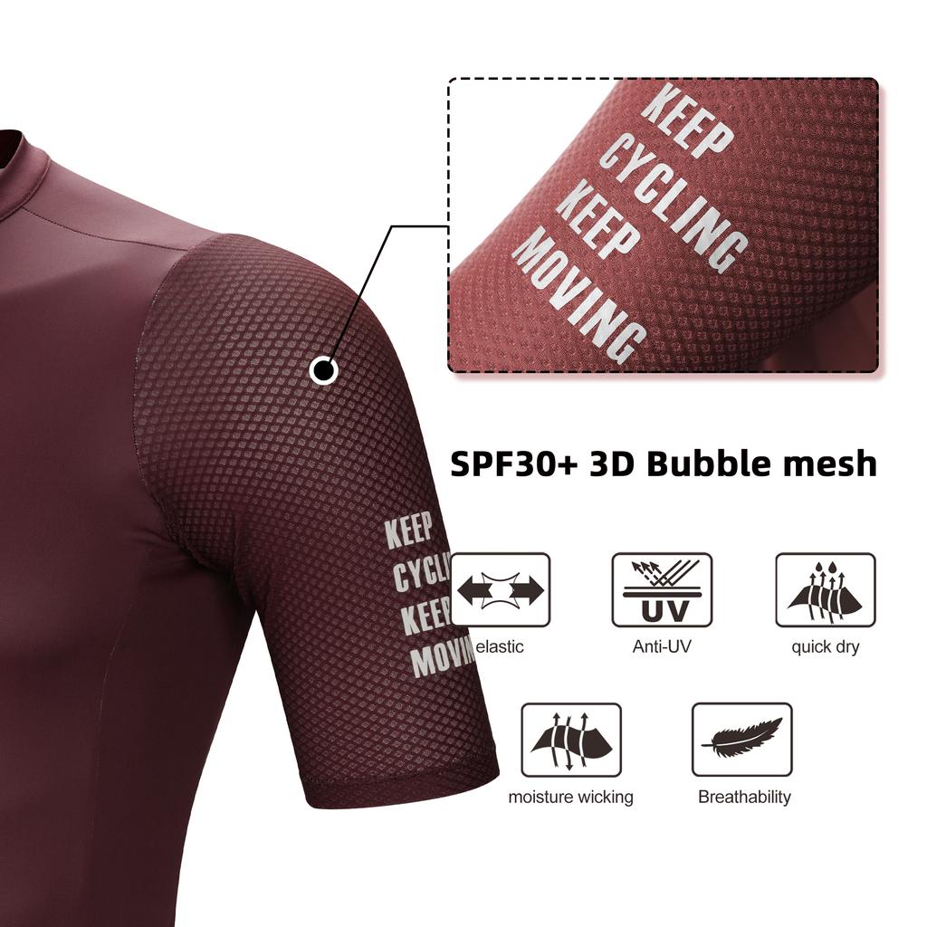 DAREVIE Maglia da Ciclismo Moda Donna Maglia da Ciclismo SPF 50+ Uomo Maglia da Bici Alta Qualità Morbida Traspirante Maglietta da Ciclismo MTB Strada
