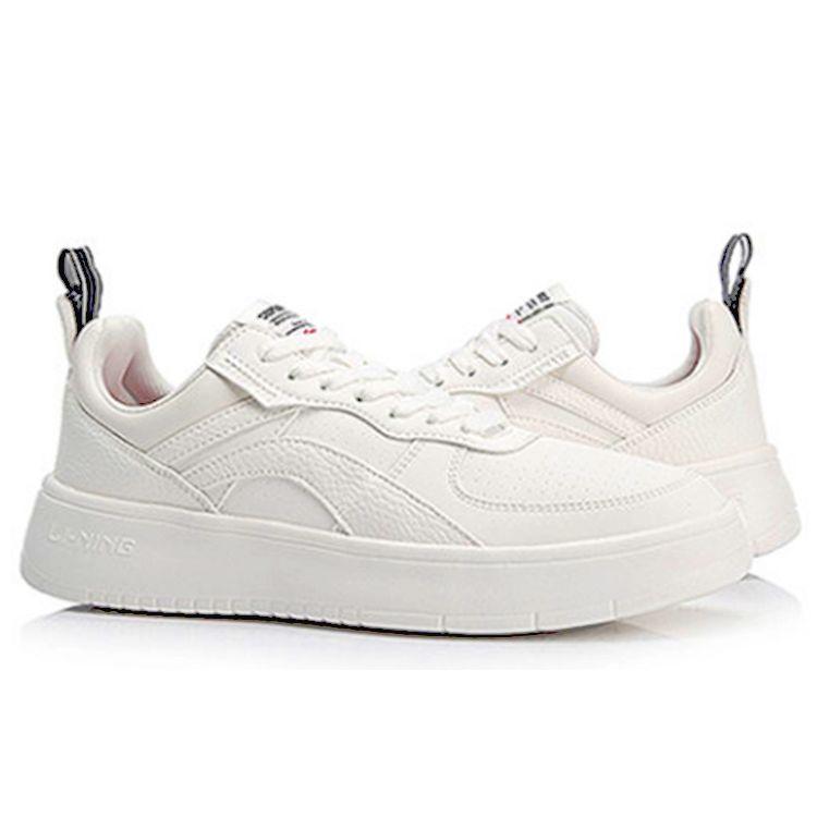 Li Ning We I Superwave Lightweight Shock Absorption Low-Top Skate Shoes Men Skate Shoes White AGCN121-1