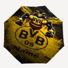 Custom Name BVB Theme Automatic Umbrella, Lightweight & Portable, 8 Rib, Perfect for Outdoor Travel, Birthdays, Christmas, Gifts.