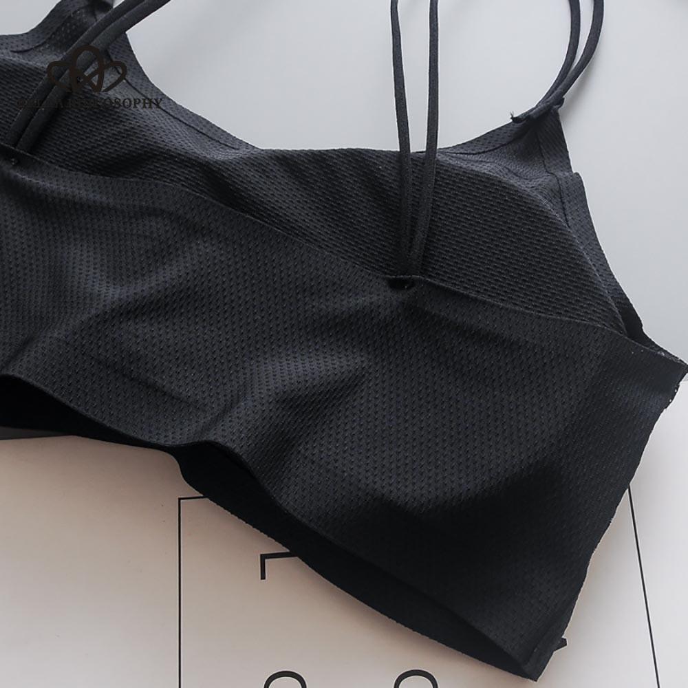 Women Sexy Bra Chest Pad Wearing Sports Underwear