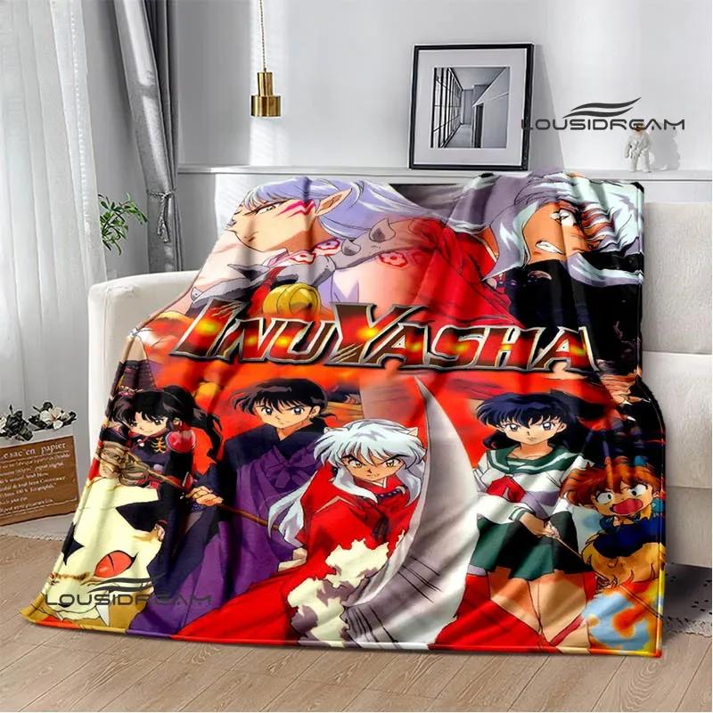 3D Inuyasha Cartoon Printed blankets Picnic blanket Warm Flannel blankets Home bed linings blankets for beds Birthday Gift