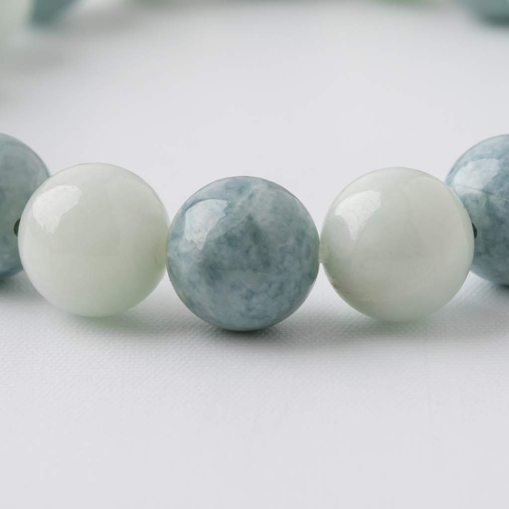 17cm Itoigawa Natural Jadeite Blue Japanese National Jomon Power Stone Jadeite Workshop Special Paulownia Wood Quality Guarantee BR0251 (10mm beads,