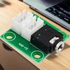1PCS 3.5MM Headphone Audio Signal Transfer XH2.54 3P Terminal Lead Amplifier Chassis DIY Wiring Board