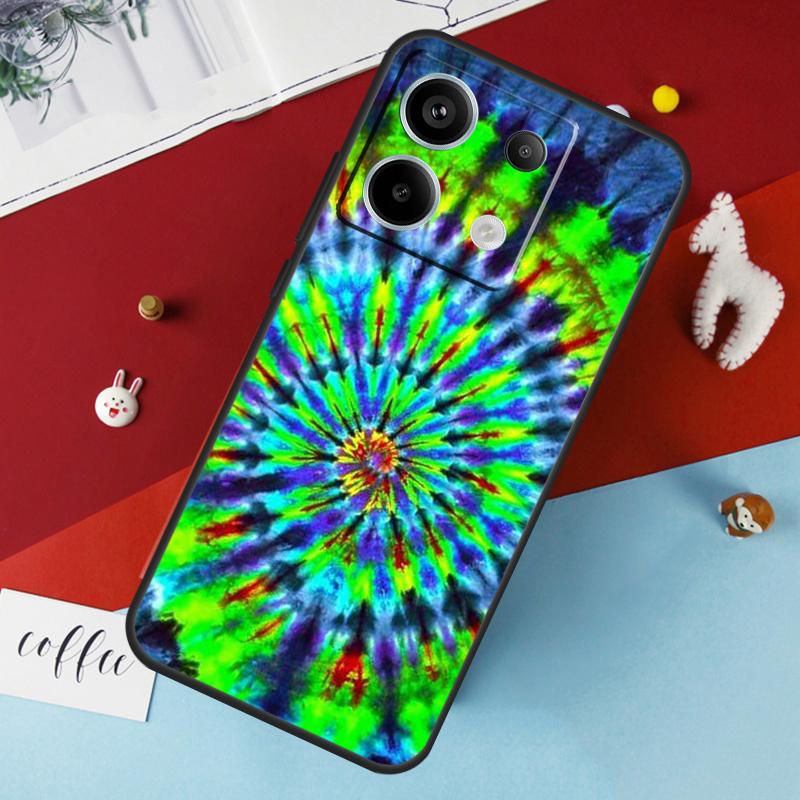Trippy Tie Dye Hippie Art Case For Xiaomi Redmi Note 14 13 Pro 12 11 10 15 Pro Plus Redmi 15 10C 12C 13C 14C 15C Cover