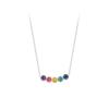 Colorful Titanium Steel Smiley Face Necklace – Simple, Cute, High-End Accessory
