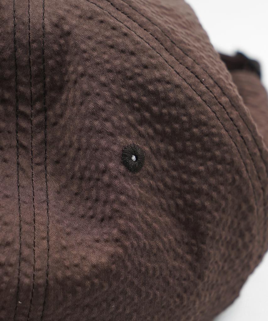 FRIZMWORKS Seersucker Feather Cap _ Brown