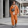 Men's Sun Hoodie Jacket and Pants Set Quick Dry Lightweight for Outdoor Sports