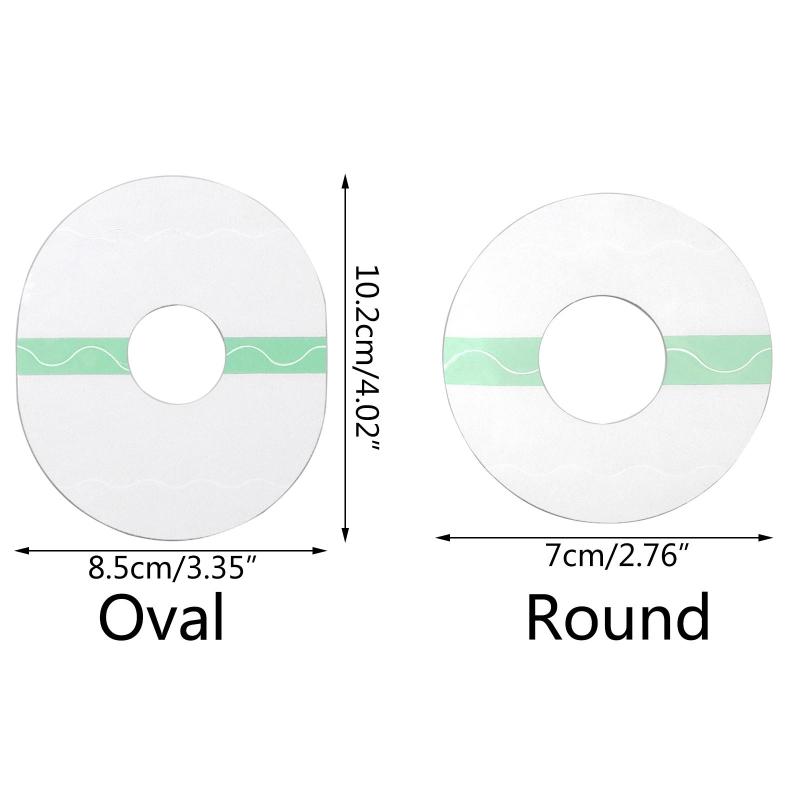 50x Patches Waterproof Adhesive Patch Latex Hypoallergenic Adhesive Waterproof Sensor Overpatch Tape for Outdoor Climbe