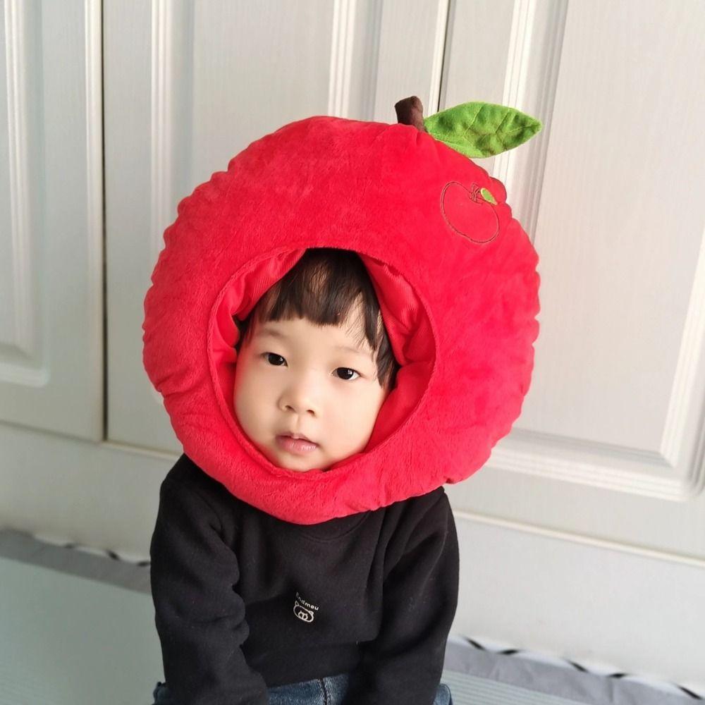 Soft Onion Headpiece Costume Hat Cute Cartoon Plush Hat Simulation Fruit Headgear  Costume Parties