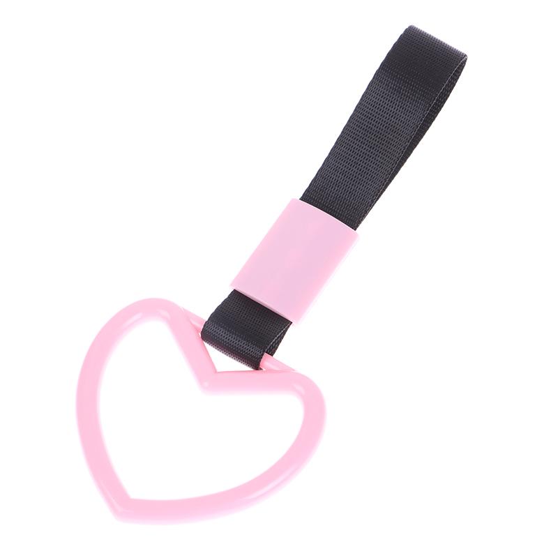 Hot Sale 1PC Heart Train Bus Handle Hand Strap Drift Charm Strap Drift Auto Accessories Car Styling Car Tuning