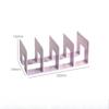 Transparent Book Riser Student Desktop Organiser Divider Shelf Book FileBook Rack Office Data Shelf Baffle