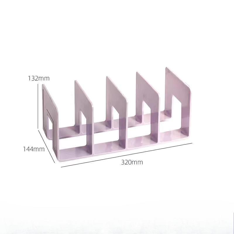 Transparent Book Riser Student Desktop Organiser Divider Shelf Book FileBook Rack Office Data Shelf Baffle