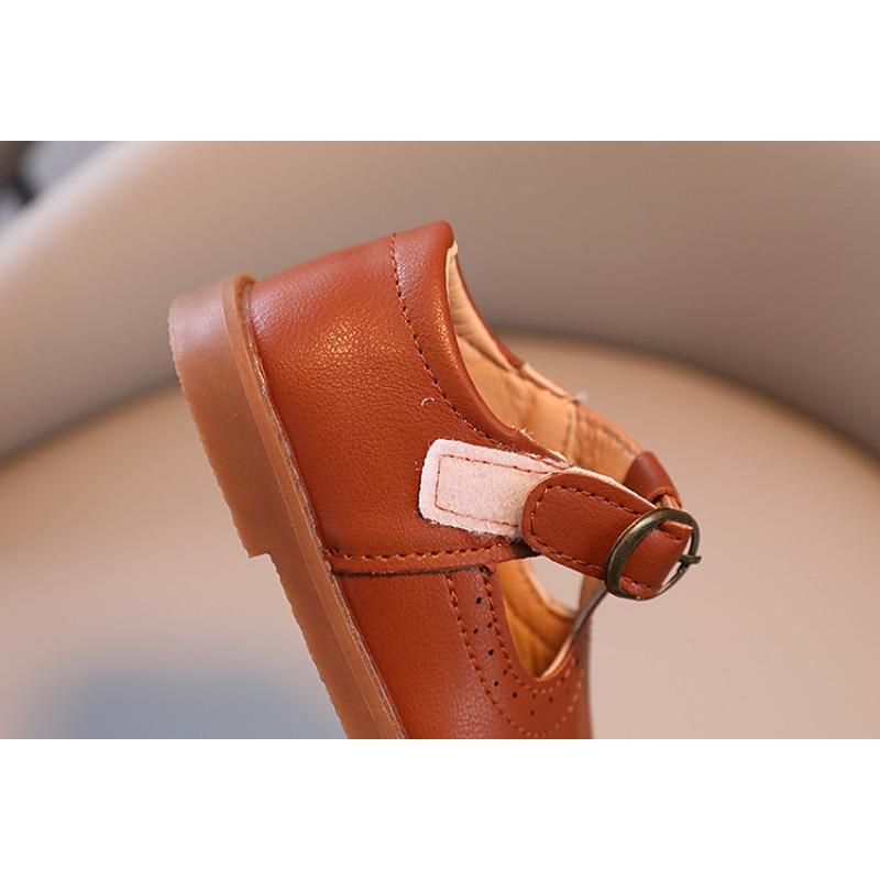 Kids Classic T Strap Mary Jane Flat Shoes